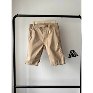 Visvim Cotton Belted Shorts Beige